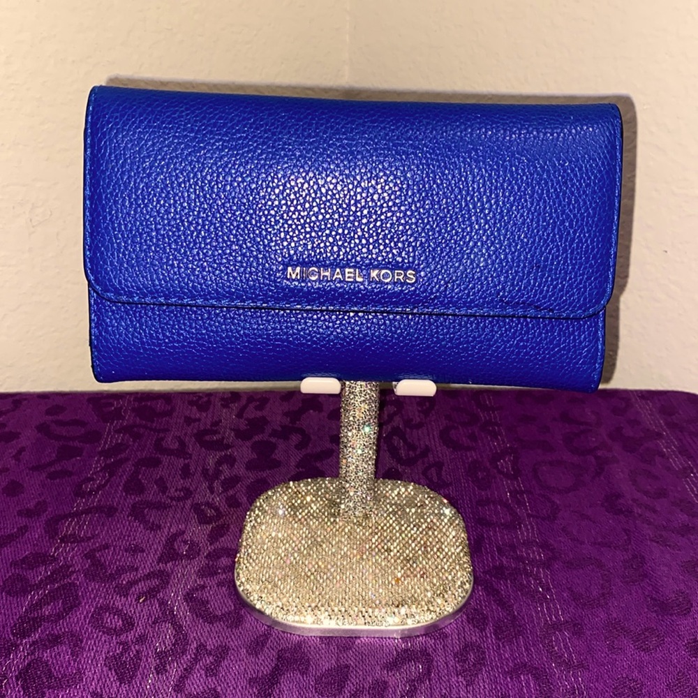 Michael Kors electric blue wallet